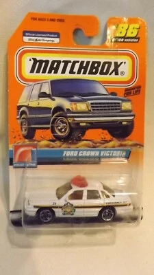 1999 Matchbox Ford Crown Victoria Police Patrol Series 18 # 86 of 100 - Image 1 of 2