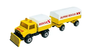Matchbox Lesney Superfast TP-112 Alpine Rescue Unimog and Trailer - Picture 1 of 16