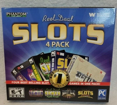 Vintage Casino Slots PC Game 4 Pack World Tour Battle  CD ROM New sealed - Image 1 of 4