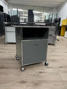 USM Haller - Druckerwagen / Rollcontainer - Mittelgrau - A662 - Bild 1 von 6