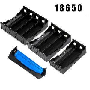 18650 Akkuhalter Akkus Batteriefach mit Pins Batteriehalter für 1 2 3 4 Zelle - Picture 1 of 16
