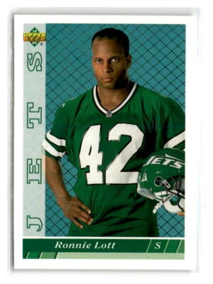 1993-Upper Deck-#463-Ronnie Lott-New York Jets - Image 1 of 2