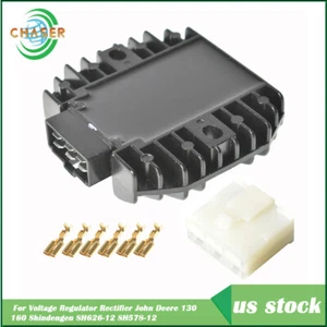 Voltage Regulator Rectifier For John Deere 130 160 Shindengen SH626-12 SH578-12 - Picture 1 of 5
