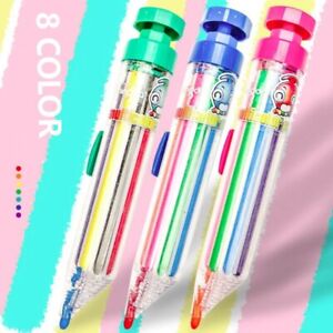 Supplies Highlighter Marker Pen Oil Pastel Multicolor Crayons Colored Pencil