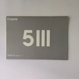 Canon  EOS 5D Mark Ⅲ Japanese Camera ＆Lens New Catalog Published in  March 2012 - Picture 1 of 12