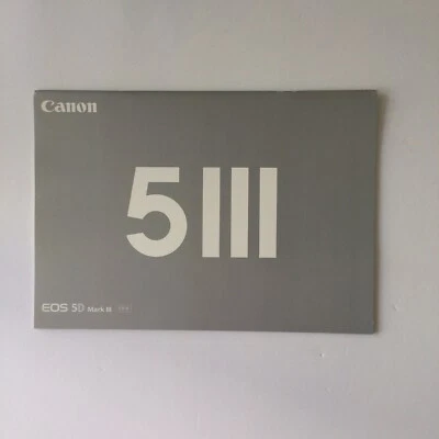 Canon  EOS 5D Mark Ⅲ Japanese Camera ＆Lens New Catalog Published in  March 2012 - Image 1 of 4