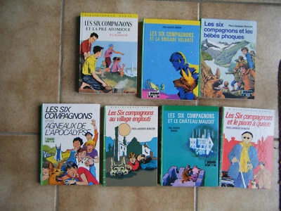 LOT 7 LIVRES LES SIX COMPAGNONS BONZON BIBLIOTHEQUE VERTE - Photo 1/2