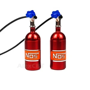 2x 1:10 RC Crawler Road Buggy Decorative NOS Nitrous Bottle CC01 TRX TT02 Axial - Picture 1 of 7