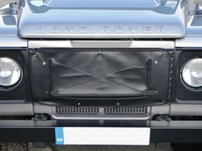 Cubierta de parrilla de manguito de radiador delantero Land Rover Defender 90, 110 y 130 - DA2161NEGRO Foto 1 de 3