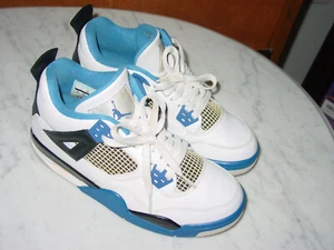 2016 Nike Air Jordan Retro 4 "Motorsports" 408452-117 WhiteYouth Shoes! Size 6Y - Picture 1 of 14