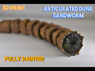 Dune 3d Printed Articulated Sandworm