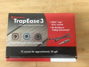 FastenMaster TrapEase 3 Kiesweg/Rocky Harbor graue Deckschraube 75 Stück 2,5 Zoll - Bild 1 von 4