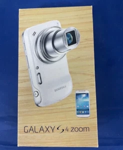 Galaxy S4 Zoom by Samsung 16GB 16MP AT&T Phone 4.3-in White (SM-C105A) New - Picture 1 of 5