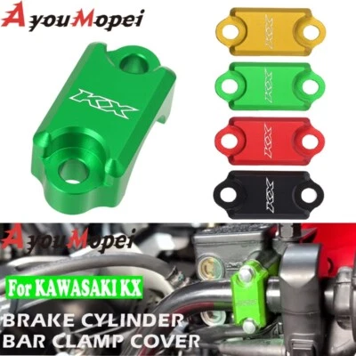 For KAWASAKI KX 250F KX 450F KX80/85/125/250 Brake Master Cylinder Clamp Cover - Image 1 of 4