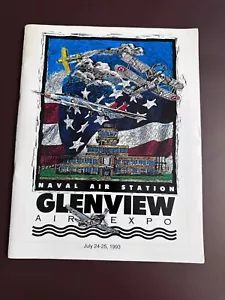 RARE 1996 Glenview, Illinois Air Expo Air Show Program featuring airplanes - Picture 1 of 11