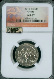 2012 D DENALI QUARTER PARK NGC MS67 2ND FINEST REGISTRY MAC DMPL * - Picture 1 of 2