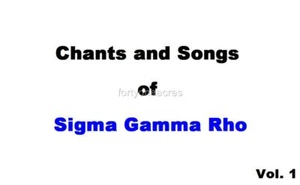 Chants and Songs of Sigma Gamma Rho Sorority CD Vol1 - Picture 1 of 1