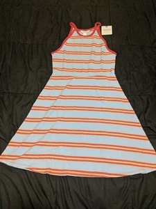 Arizona Sleeveless Striped Fit & Flare Dress - Picture 1 of 4