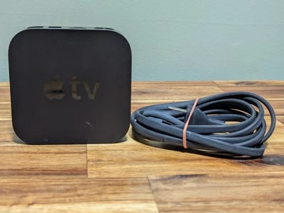 Apple TV 3rd Generation ➡️ WiFi Media Streamer Black A1469 - Tested - No Remote - Image 1 of 4