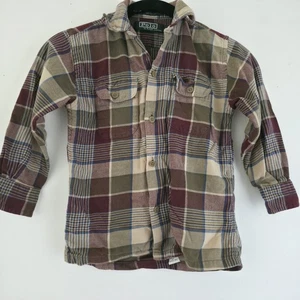 Polo Ralph Lauren Long Sleeve Button  Elbow Patches Boys 5 Flannel Shirt - Picture 1 of 16