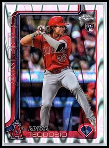 2025 Topps Chrome Bryce Teodosio RayWave Refractor RC #198 - Bild 1 von 10