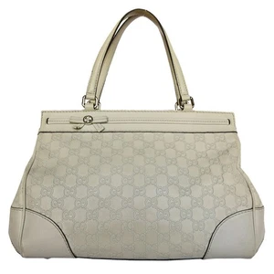 Gucci Handbag Guccissima Leather Light Beige Designer Purse - Picture 1 of 5