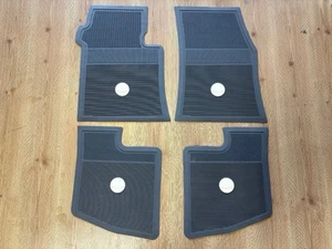 Original Style 1961- 64 Impala/SS Chevelle Rubber Floor Mats 4 Pc Charcoal Gray - Picture 1 of 4