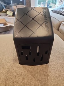 Tupperware U-Series Black Knife Block - Picture 1 of 5