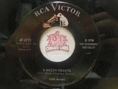 Eddy Arnold – A Dozen Hearts / A Good Lookin' Blonde , 45 RPM VG (29E) - Image 1 of 2