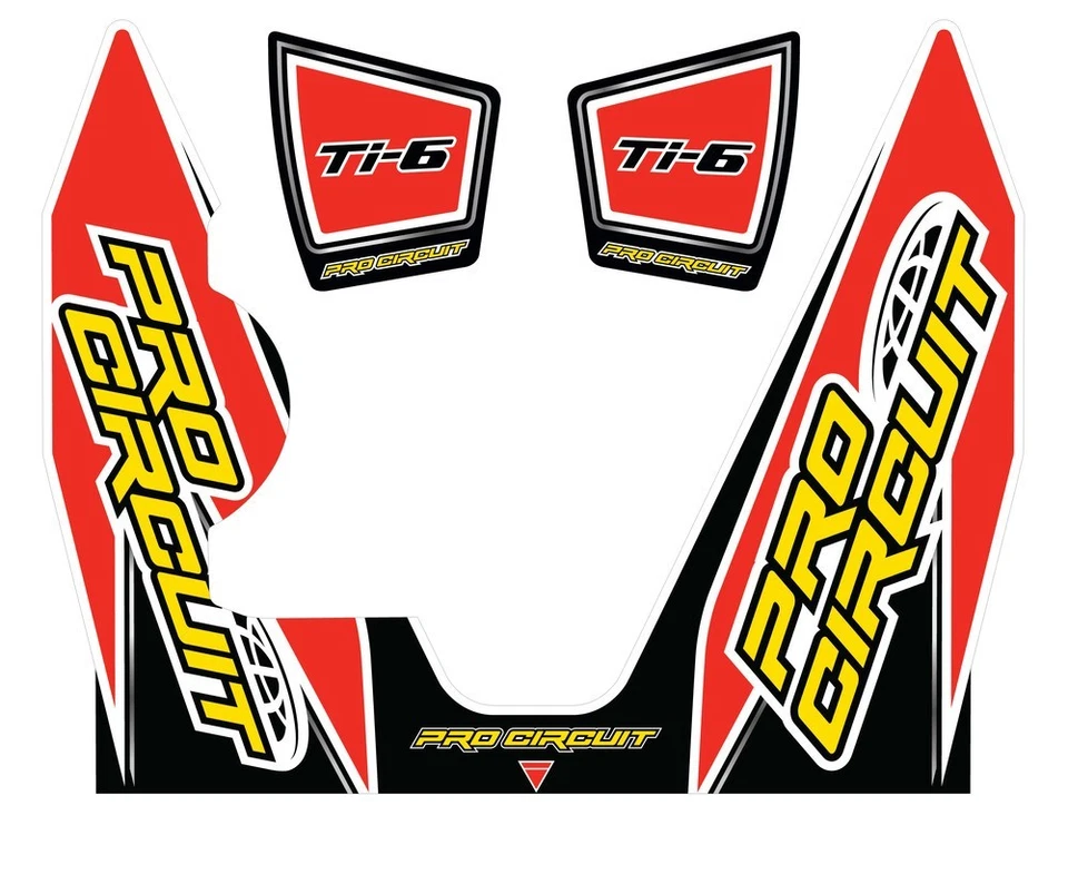 Yamaha YZ450F Pro Circuit Ti-6  Exhaust Decal Kit  DC14TI6-YZ450F ** Foto 1 de 1
