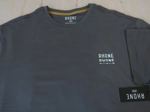 Rhone Base Training Graphic Perf. T-Shirt, NWT - Men’s L - Gravel, $68 - Picture 1 of 9