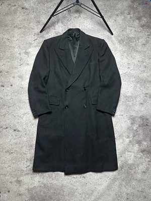 Antique (100+ Years Old) Henry Poole Savile Row Bespoke Formal Wool Topcoat 40L - Image 1 of 4