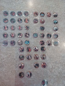 Jurassic Park Skybox Skycaps / Pogs - Set di 49 - Ottime condizioni - Foto 1 di 8