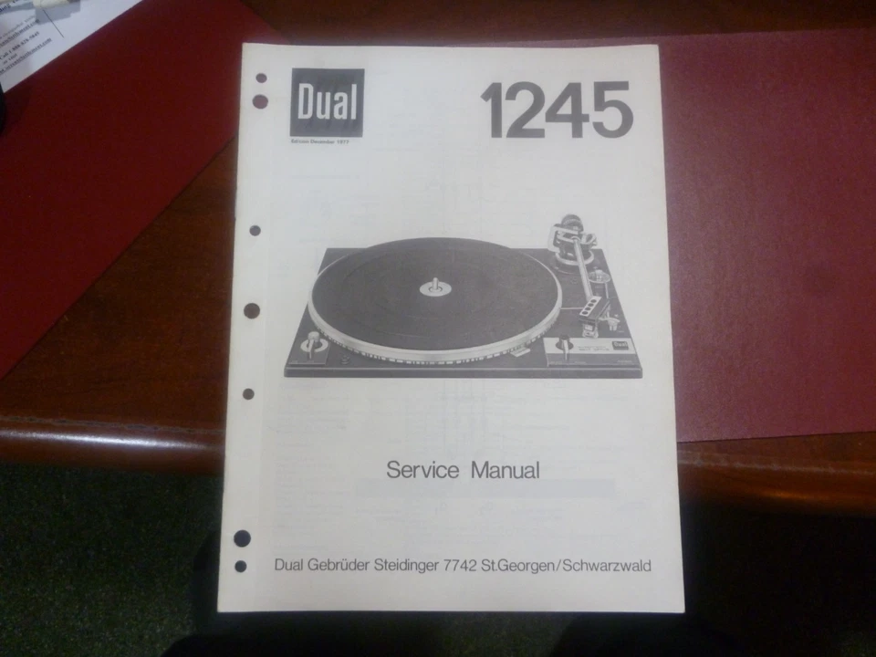 Manual de Servicio ORIGINAL DUAL 1245 - 16 PÁGINAS - NO ES UNA COPIA - EXCELENTE+ Foto 1 de 1