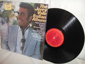 JERRY VALE-ITALIAN ALBUM pop vocal vinyl LP - Picture 1 of 1