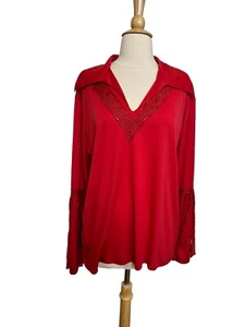 Red Elvis Fringe Shirt For Men - Picture 1 of 3