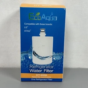 NEW In Box Ecoaqua EFF-6005A Refrigerator Water Filter, LG & ATAG Compatible - Picture 1 of 9