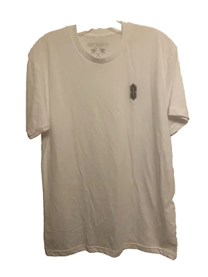 Riot Society Hombre Talla Mediana Manga Corta Blanco con Bordado "S" Nuevo sin Etiquetas Foto 1 de 4