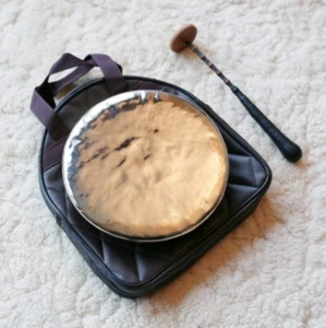 "KKWAENGGWARI" Korean Traditional Samulnori Brass Gong Musical Instrument - Zdjęcie 1 z 1