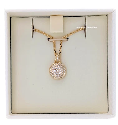 New 100% SWAROVSKI Gold Plated Pave Crystals Meteora Pendant Necklace 5683443 - Image 1 of 4
