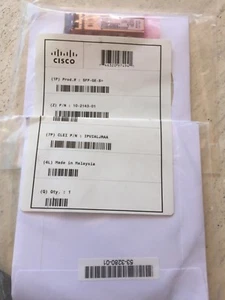 New Cisco SFP-GE-S 10-2143-01 SFP 1GE 850nm MMF Sealed - Picture 1 of 1