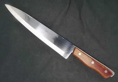 Maxam Steel Precision Hollow Ground Chef's Knife. 9" Blade MINT! - Image 1 of 2