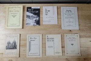 Vintage RELIGIOUS LDS Booklets Lot of 8 Mormon Religion Early 20th Century - Picture 1 of 19