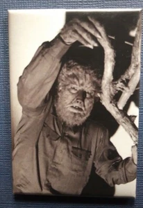 Wolfman Classic Monsters - Calamita per frigorifero / frigorifero / armadietto 2 x 3 pollici - Foto 1 di 1