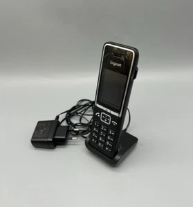 Siemens Gigaset Comfort 520 HX słuchawki telefon czarny + ładowarka stacji ładującej - Zdjęcie 1 z 5