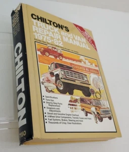 Chiltons Truck And Van 1975-82 Service Shop Repair Maintenance Guide Manual Book - Picture 1 of 7