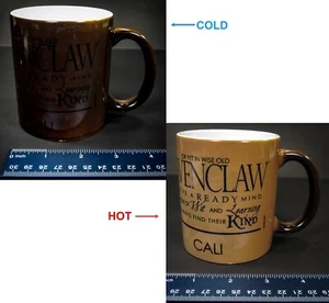 Harry Potter Tasse Hogwarts Ravenclaw Hitze Farbwechsel 12oz. Brauner Morphing Becher - Bild 1 von 20