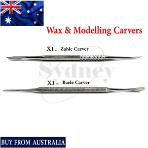 Dental Wax Modelling Carvers Zahle Beale Clay Sculpture Mixing Laboratory Tools - Picture 1 of 3