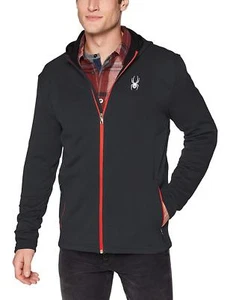 NEW Men's Spyder Chambers Full Zip Hooded Fleece Jacket MSRP $129 - Picture 1 of 5