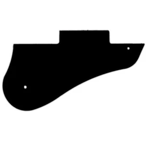 USA CUSTOM PICKGUARD per GIBSON® 2012 MIDTOWN CUSTOM® - 3 Ply PG BLACK COT. - Foto 1 di 1
